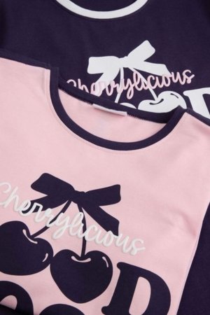 COCCODRILLO pikkade varrukatega t-särk, roosad, cm 