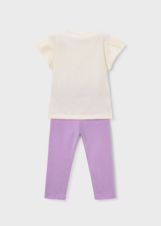 MAYORAL lühikeste varrukatega t-särk + retuusid, lilac, 3.726-96, cm 