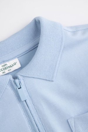 COCCODRILLO lühikeste varrukatega polo särk, sinised, WC6143602EJB-014-116, 116 suurus 