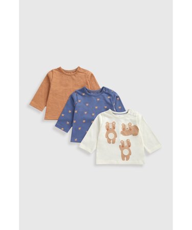 MOTHERCARE marškinėliai ilgomis rankovėmis 3 vnt., IF516 86 