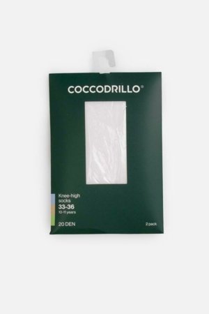COCCODRILLO sokid, valged, WC6379301TSO-001-033, 33/36 suurus 