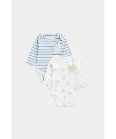 MOTHERCARE pikkade varrukatega bodi 2 tk., FB420 644563
