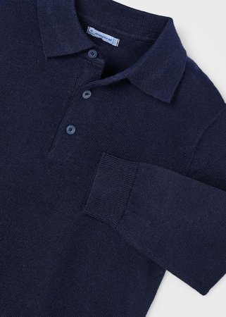 MAYORAL pikkade varrukatega polo särk 5A, tumesinised, 4.102-68, 134 cm 