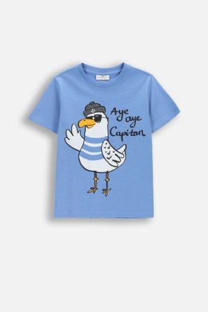 COCCODRILLO lühikeste varrukatega t-särk, sinised, WC6143206VBB-014-122, 122 suurus 