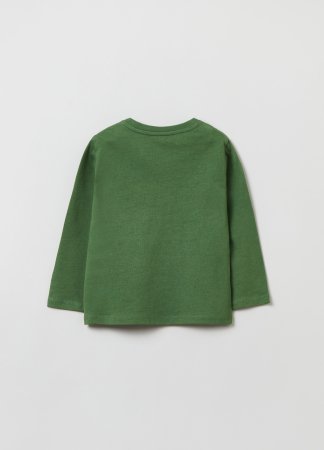 OVS BOY9-36M T-SHIRT L/S 2M 30-36 GREEN 001827284 001827284