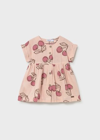 MAYORAL lühikeste varrukatega kleit, peony, 1.921-64, 104  cm 