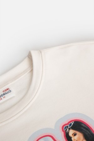 COCCODRILLO pusa MAXI MINI GIRL KIDS, ecru, ZC3132103MGK-003 ZC3132103MGK-003-110