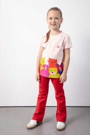 COCCODRILLO säärised ACADEMY GIRL KIDS, punane, cm 