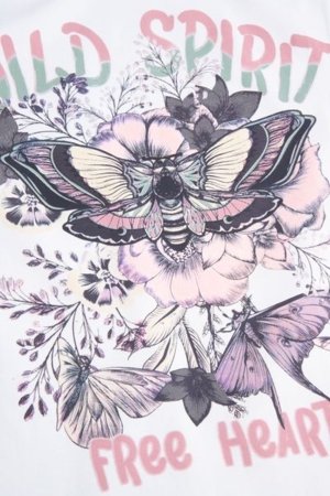 COCCODRILLO lühikeste varrukatega särk DREAM DIARIES GIRL JUNIOR, valge, WC5143204DGJ-001-164, 164 cm 