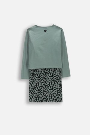 COCCODRILLO pikkade varrukatega kleit, roheline, WC6129101RGJ-011-128, 128 cm 