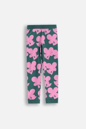 COCCODRILLO säärised MAXITROPIC GIRL KIDS, roheline, WC5122104MGK-011-122, 122 cm 