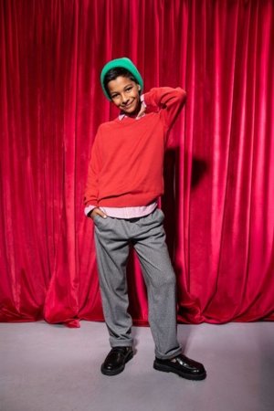 COCCODRILLO kampsun, punane, ZC5172103EJB-009-134, 134 cm 