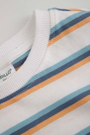 COCCODRILLO lühikeste varrukatega t-särk, valged, WC6143202MBK-022-104, 104 cm 