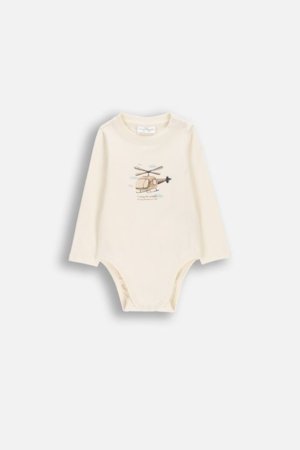 COCCODRILLO pikkade varrukatega bodi, beež, suurus 