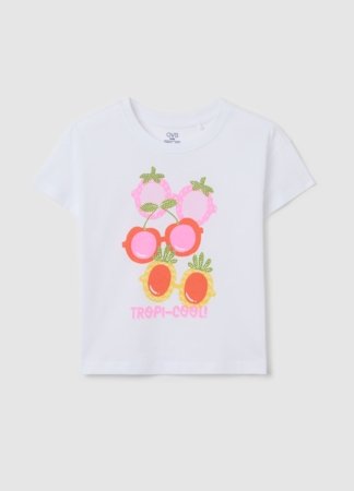 OVS lühikeste varrukatega t-särk, 128 cm, 002366150 