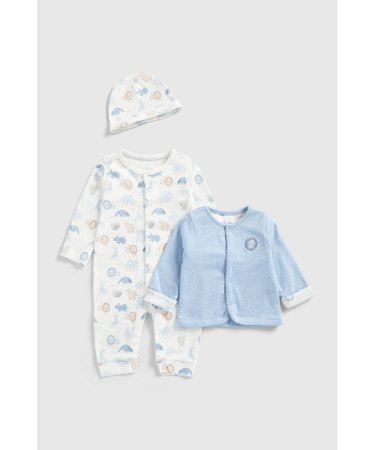 MOTHERCARE pükskostüüm, kardigan ja beebimüts, GF269 
