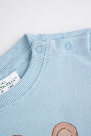 COCCODRILLO pikkade varrukatega t-särk, sinised, suurus 