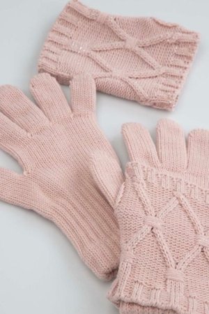 COCCODRILLO kindad ACCESSORIES WINTER GIRL, roosa, ZC5360308AWG-033-XXL, XXL cm 