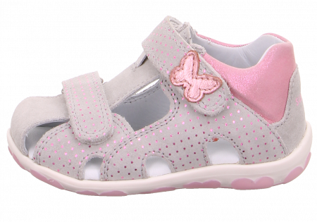 SUPERFIT Sandaalid Fanni Lightgrey/Pink 0-09041-25 21 0-09041-25 18