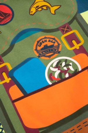 COCCODRILLO pikkade varrukatega t-särk, rohelised, 