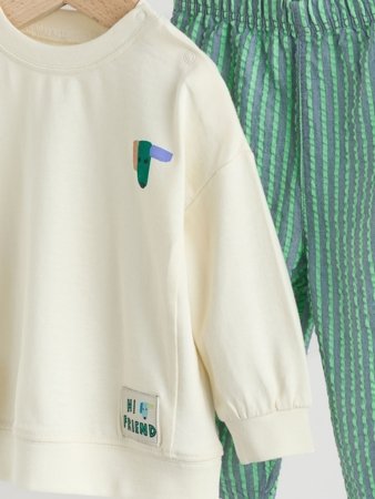 NEXT pikkade varrukatega t-särk + püksid, W60312, cm 