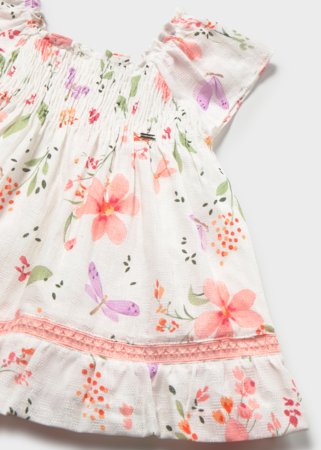 MAYORAL varrukateta kleit, blossom, 1.992-96, 98  cm 