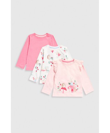 MOTHERCARE marškinėliai ilgomis rankovėmis 3 vnt., JL448 116 