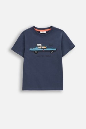 COCCODRILLO lühikeste varrukatega t-särk, sinised, cm 