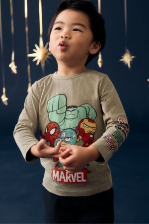 NEXT MARVEL pikkade varrukatega särk, 113852 62-68 