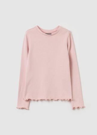 OVS pikkade varrukatega t-särk, roosa, 140 cm, 002125321 