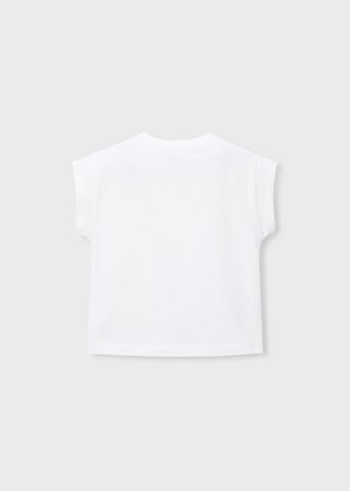 MAYORAL lühikeste varrukatega t-särk, natur-lake, 3.005-77, 104  cm 