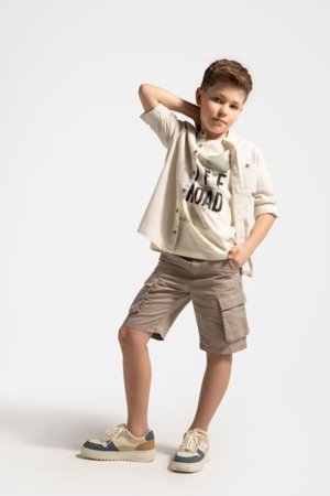 COCCODRILLO püksid WILD SAFARI BOY JUNIOR, kreemjas, WC5119501WBJ-002-164, 164 cm 