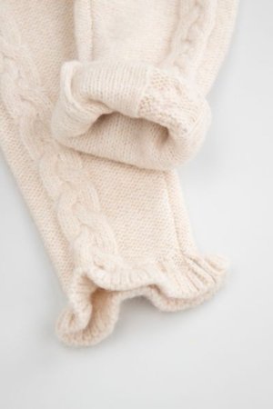 COCCODRILLO säärised HAPPY PUPPY GIRL NEWBORN, kreemjas, ZC5122201HGN-002-086, 86 cm 