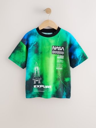 NEXT NASA lühikeste varrukatega t-särk, Y01323, 104 cm 