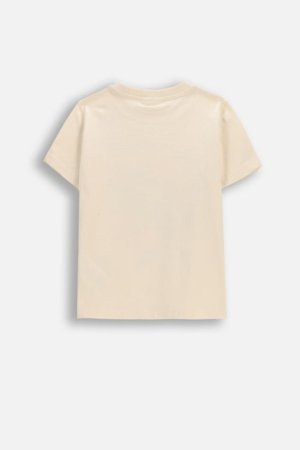 COCCODRILLO lühikeste varrukatega t-särk, kreemi värv, WC6143204FBK-003-116, 116 