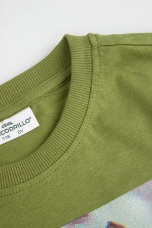 COCCODRILLO t-särgid EVERYDAY BOY A, roheline, ZC5143209VBA-012-110, 110 cm 