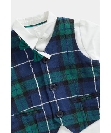MOTHERCARE pikkade varrukatega särk, vest ja kikilips, FC684 635970