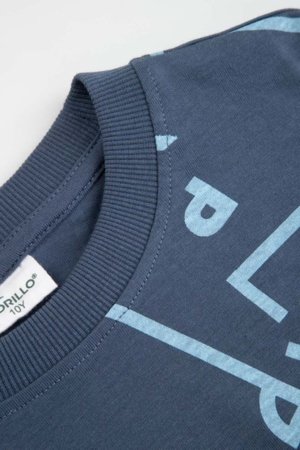 COCCODRILLO lühikeste varrukatega t-särk, sinised, WC6143206MBJ-014-140, 140 cm 