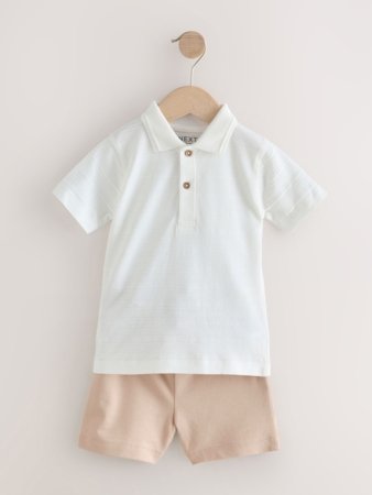 NEXT lühikeste varrukatega polo särk + lühikesed püksid, W63080, 92 cm 