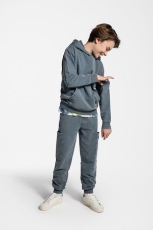 COCCODRILLO kapuutsiga kampsun SAGE TIME BOY JUNIOR, sinine, WC5132302SBJ-014-164, 164 cm 