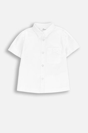 COCCODRILLO lühikeste varrukatega särk ELEGANT JUNIOR GIRL, valge, WC5140203EJG-001-164, 164 cm 