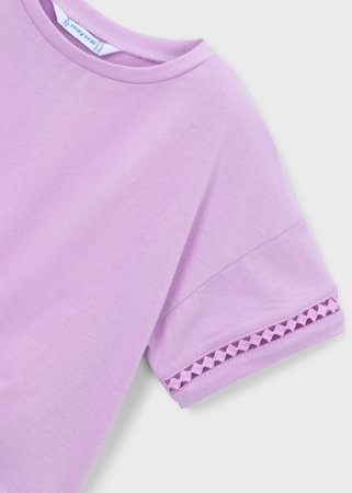 MAYORAL lühikeste varrukatega t-särk, lilac, 3.012-84, cm 