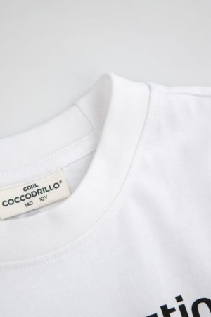 COCCODRILLO t-särgid LICENCE BOY, valge, cm 