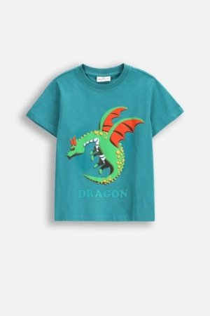 COCCODRILLO lühikeste varrukatega särk DRAGONS BOY KIDS, sinine, WC5143204DBK-013-122, 122 cm 