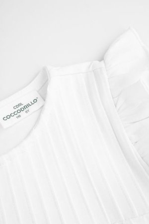 COCCODRILLO t-särk ACADEMY GIRL KIDS, valge, cm 
