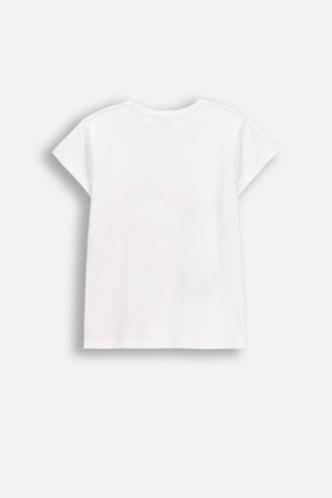 COCCODRILLO lühikeste varrukatega t-särk, valged, cm 