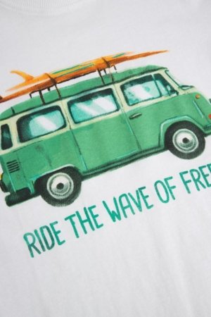 COCCODRILLO lühikeste varrukatega t-särk, valged, WC6143205VBB-001-164, 164 suurus 