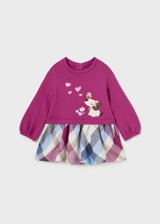 MAYORAL pikkade varrukatega kleit 4F, magenta, 2984-53 2984-53