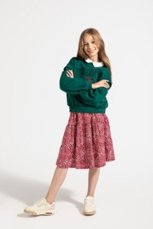 COCCODRILLO skirt SCHOOL TIME GIRL JUNIOR, multicoloured, ZC4124101SGJ-022-164, 164 cm 