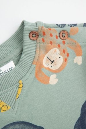 COCCODRILLO hüppaja SAGE TIME BOY NEWBORN, roheline, WC5132101SBN-027-086, 86 cm 